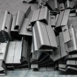 Piezas soldadas, plegadas y perforadas